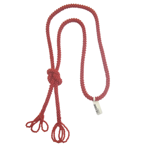 Woven Coral Necklace - Original red coral choker