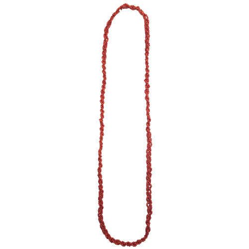 Natural Red Coral Necklace - Real Mediterranean coral choker
