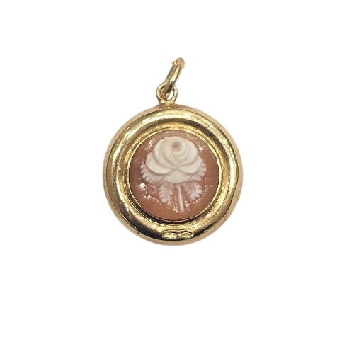 Antique Cameo Pendant in Gold – Pendant with Italian cameo