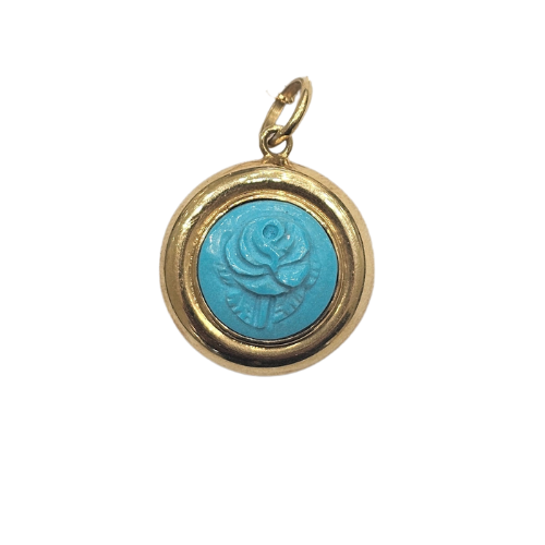 Antique Cameo Pendant in Gold – Pendant with Italian cameo