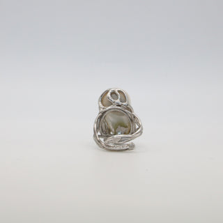 Anello con Perla Barocca in Argento 925