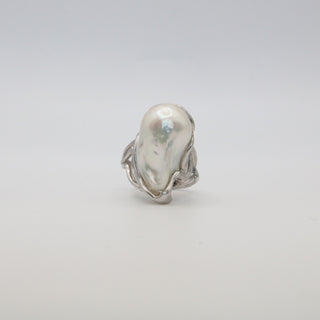 Anello con Perla Barocca in Argento 925