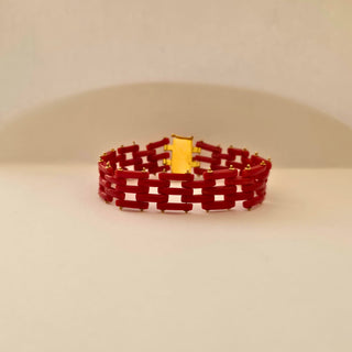 Bracciale in corallo e perle - Gioielli Romeo Bracciale in corallo e perle - Gioielli Romeo