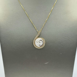 Ciondolo Cammeo Sole Luna Argento 925
