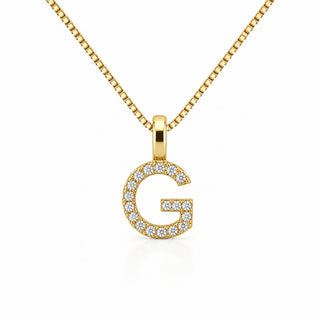 Pendentif lettre élégant : G
