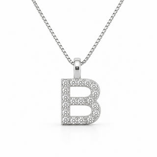 Ciondolo Lettera Elegante : B