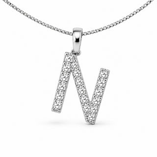 Ciondolo Lettera Elegante :  N