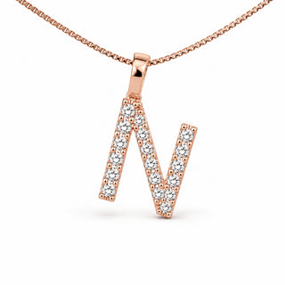 Ciondolo Lettera Elegante :  N