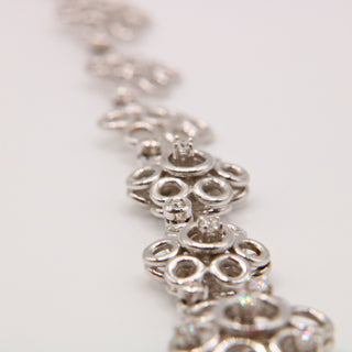 Collana Corallo Rosso e Diamanti – Oro Bianco 18kt | Pezzo Unico Artigianale