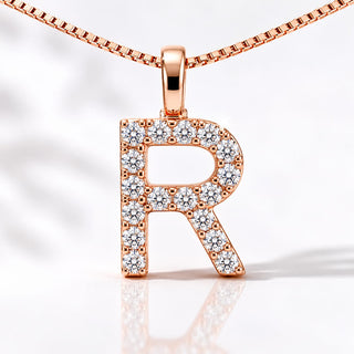 Pendentif lettre élégant : R