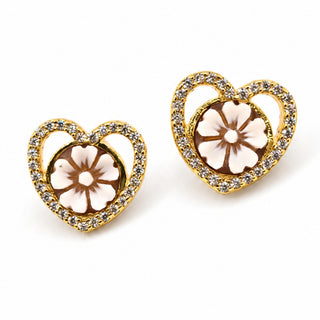 Silver Cameo Earrings – Earrings with Italian cameo