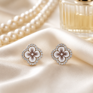 Silver Cameo Earrings – Earrings with Italian cameo