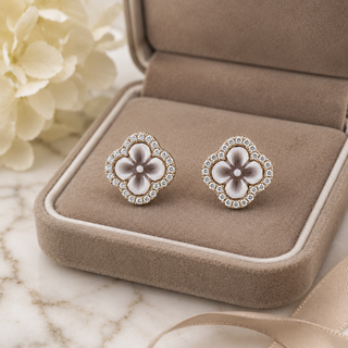 Silver Cameo Earrings – Earrings with Italian cameo