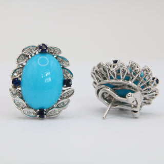 Orecchini Della Rovere - Pendenti -Quarzo Lalino-Pasta Turchese-OROV10 - Foto 9