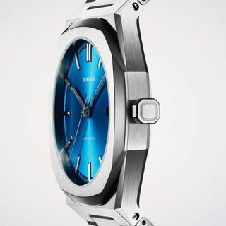 Orologio Automatico Blu Acciaio D1 Milano