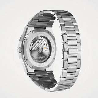 Re_Silver Ultra Thin 40 mm – Orologio Minimal con Quadrante Nero Opaco
