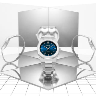 Orologio Automatico Blu Acciaio D1 Milano