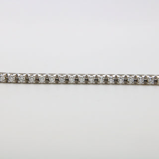 Bracciale Tennis in Diamanti – Oro Bianco 18kt, 1,91ct – Certificato