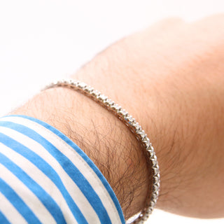 Bracciale Tennis in Diamanti – Oro Bianco 18kt, 1,91ct – Certificato